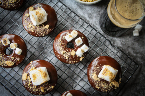 s'mores donuts